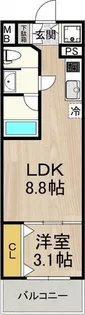セノアタワー泉【905号室】の間取り