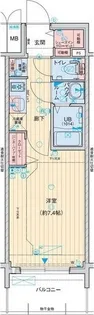 アドバンス名古屋モクシー【6階】の間取り