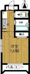 グランベール安田通【4階】の間取り