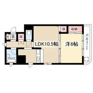 サンコートにしび【2階】の間取り