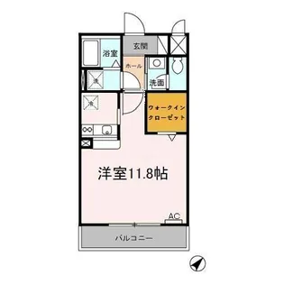 GRANDEUR陶館【3階】の間取り