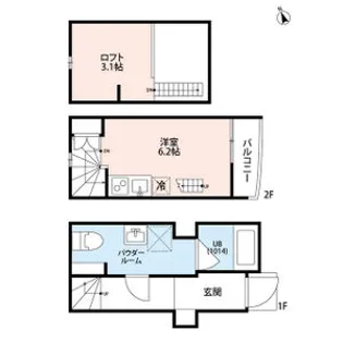 シャレイド豊田本町EAST【1階】の間取り
