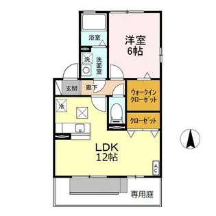 シンセリティ B【1階】の間取り