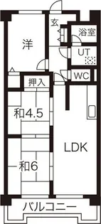 グランドハイリス上社【2階】の間取り
