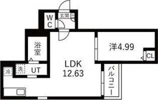 Jack yurakuⅡ【2階】の間取り