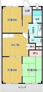 アネックス栄Ⅱ【2階】の間取り