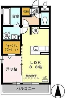エクセレント アイランド【2階】の間取り