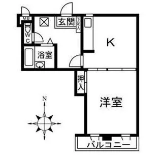 大須寿ビル【703号室】の間取り