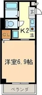 プロスパー笹島【3階】の間取り