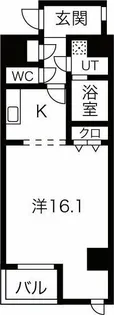 グラン シャリオ【8階】の間取り