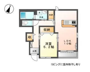 ルナリア【1階】の間取り