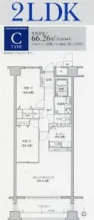 ソーラスフロント富船【5階】の間取り