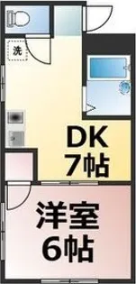 コーポ正木【1階】の間取り