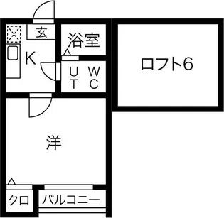 ラピュタ7【2階】の間取り