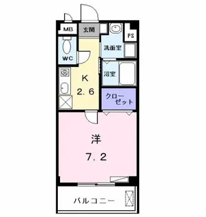 ウィステリアⅡ【1階】の間取り