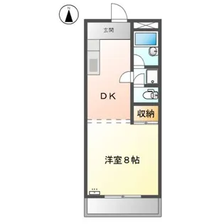 新舞子ジョイハイツ【1階】の間取り