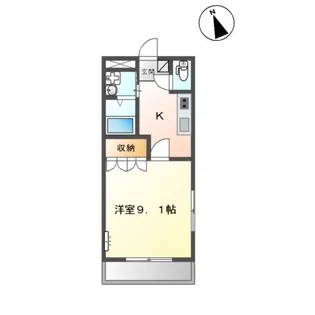 プロスパー【2階】の間取り