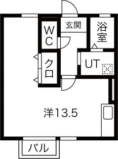 ピアニーフィールドA【2階】の間取り