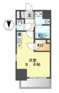 エステムプラザ名古屋丸の内【1302号室】の間取り