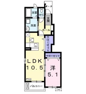 エラン【1階】の間取り