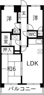 アーバンライフ【4階】の間取り
