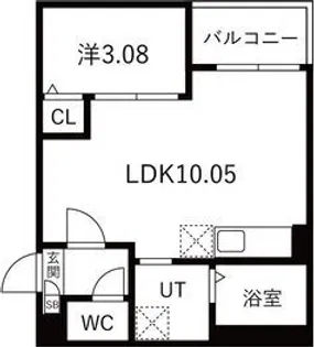 Jack haramatsuⅠ【1階】の間取り