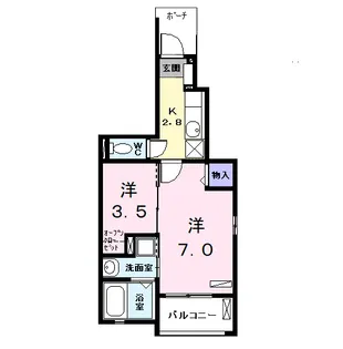 KT・PLACE【1階】の間取り