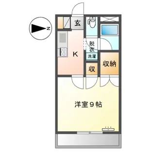 ラブリーハウスⅡ番館・Ⅲ番館【2階】の間取り