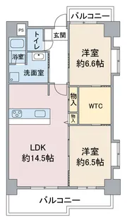Hill Palace IKAI【10階】の間取り