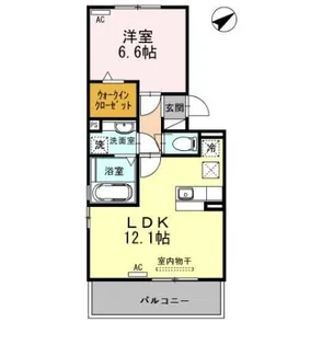 St.マーガレット【1階】の間取り