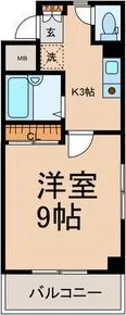 BERG瓦町【4階】の間取り