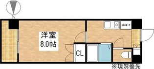 メゾンオランジェ渡辺【702号室】の間取り