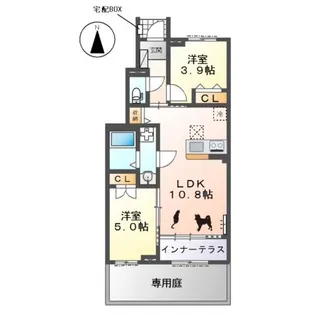バリスタ【1階】の間取り