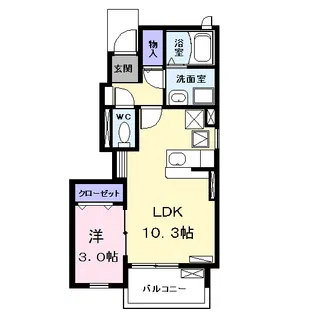 馬車道館【1階】の間取り