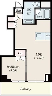 SK BUILDING-7【6階】の間取り