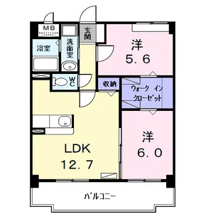 ノイブリーゼ【2階】の間取り
