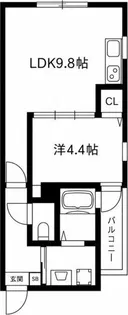 Sunny Court Ⅲ【3階】の間取り