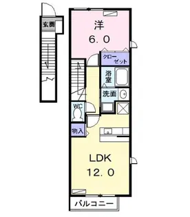 アーバンヴィラ A【2階】の間取り
