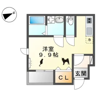 プロスペール メゾン【1階】の間取り