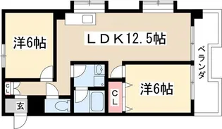 カサ松下【3階】の間取り