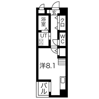 ワイズ東別院【4階】の間取り