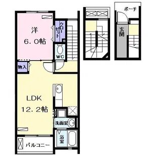 Casa Viola【3階】の間取り