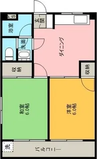 愛鷹ビル【2階】の間取り