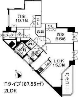 Le Ciel 八事【2階】の間取り