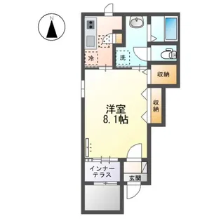 アルシオネ【1階】の間取り