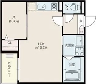 Jack shohoⅠ【1階】の間取り