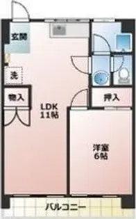 ウイング上飯田【6階】の間取り