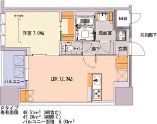 S-RESIDENCE千種belvia TOWER【15階】の間取り