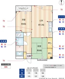 アンヒルズI【2階】の間取り