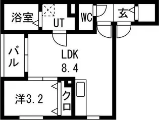 DEVELD本陣【3階】の間取り